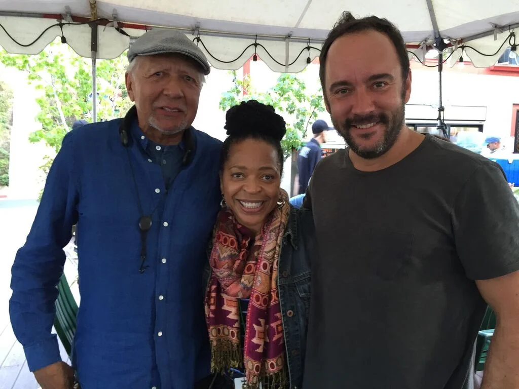 Saxophone great Charles Lloyd, Tawatha Agee and Dave Matthews 