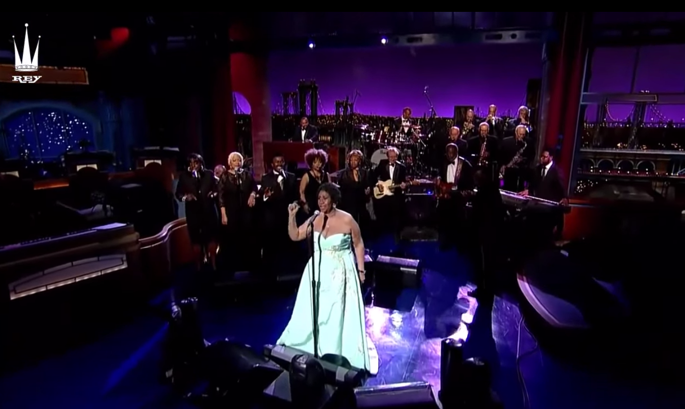 Aretha Franklin on The Late Show with David Letterman