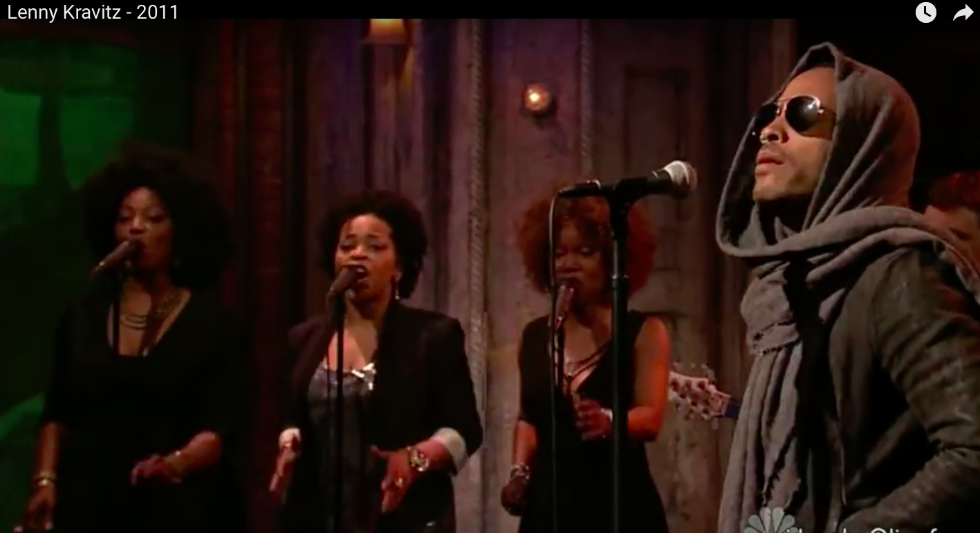 Lenny Kravitz with The Roots on The Tonight Show with Jimmy Fallon 