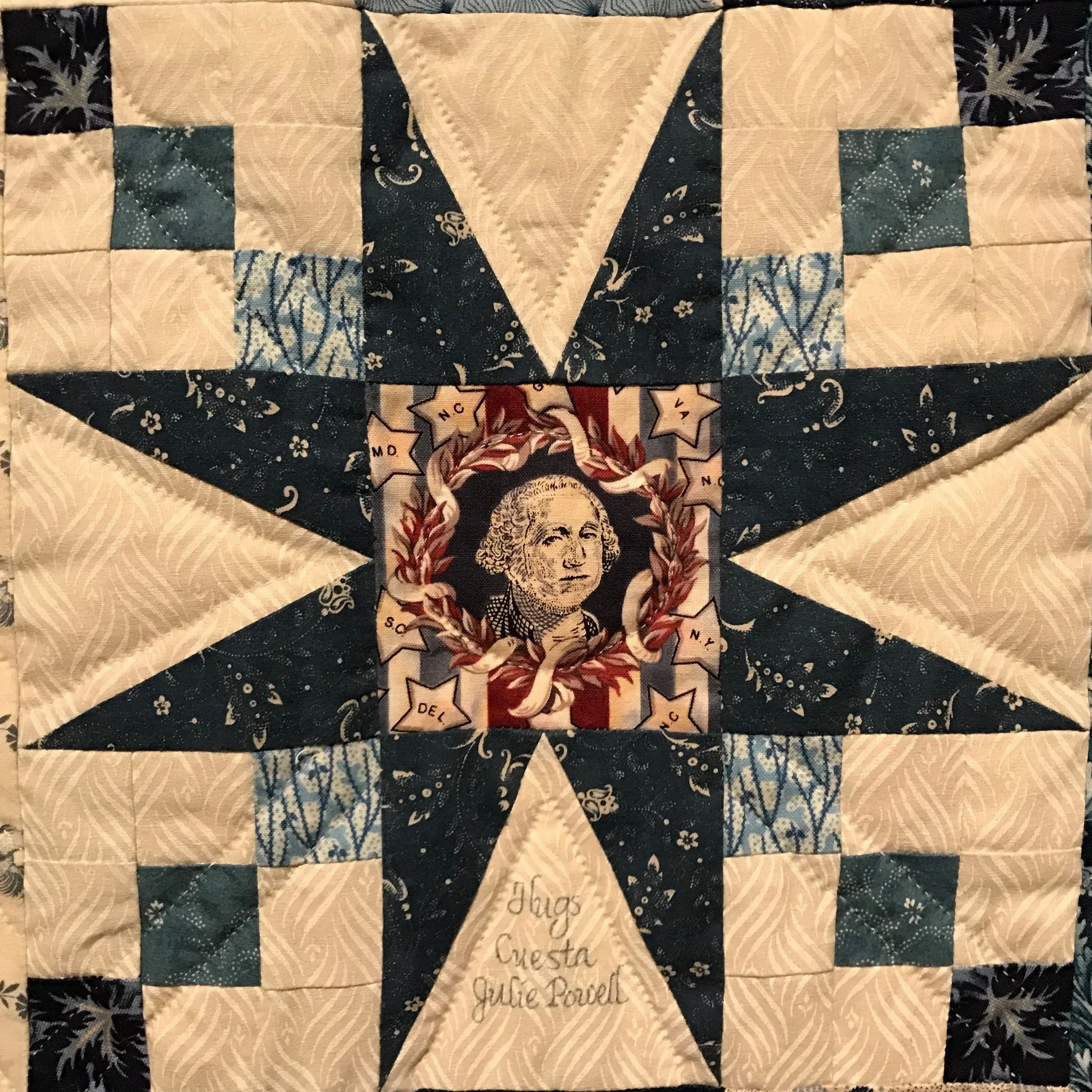 Detail with George Washington