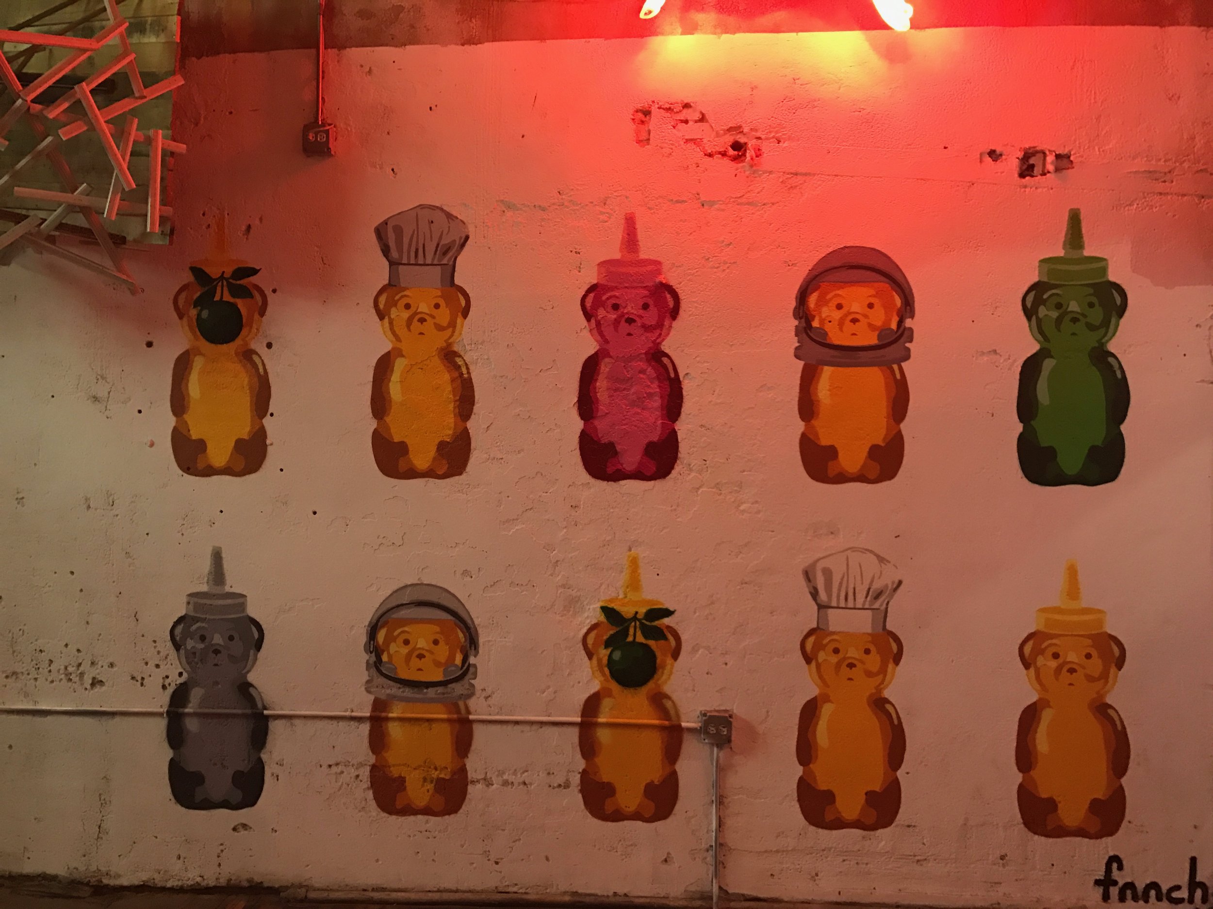  Honeybears by fnnch inside the building 
