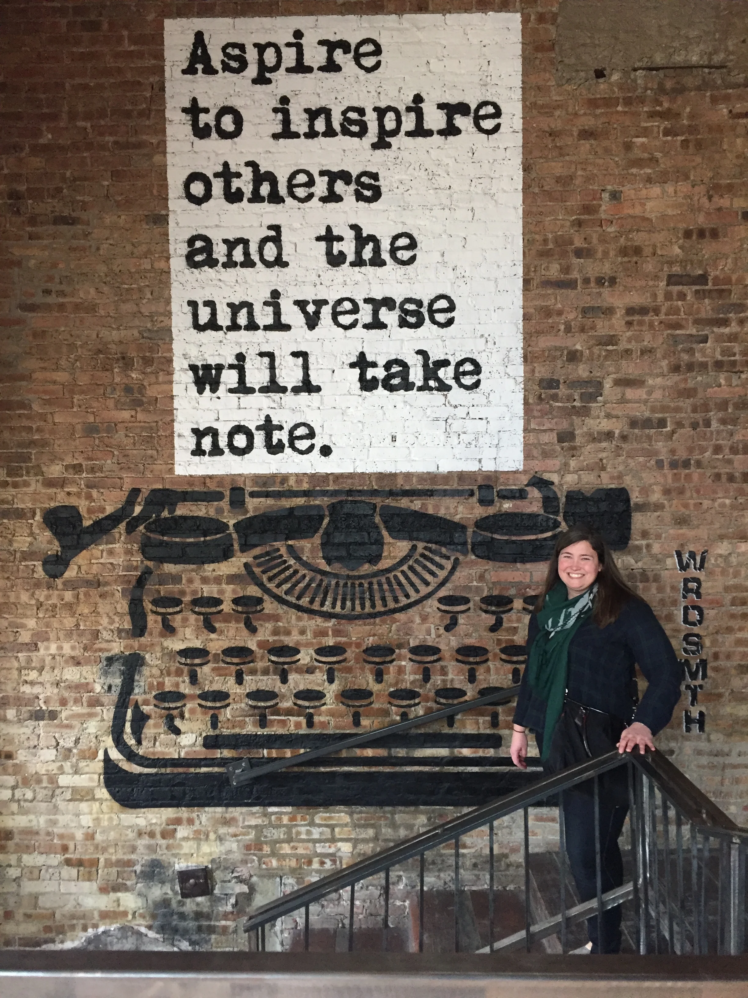  There were a whole bunch of wrdsmith works both inside and outside. 