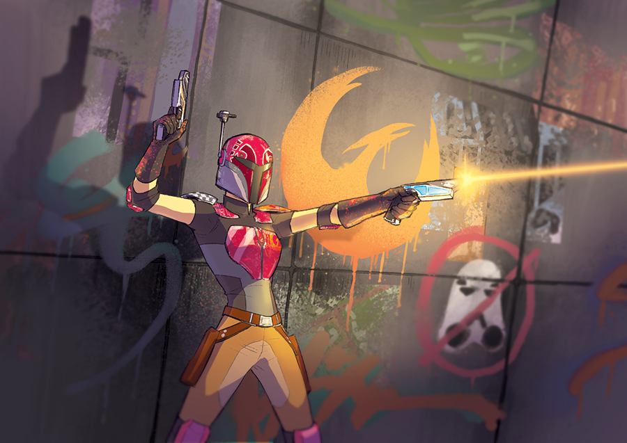  Sabine Wren - Explosives Artist, Star Wars Unlimited CCG  2024  Fantasy Flight Games 