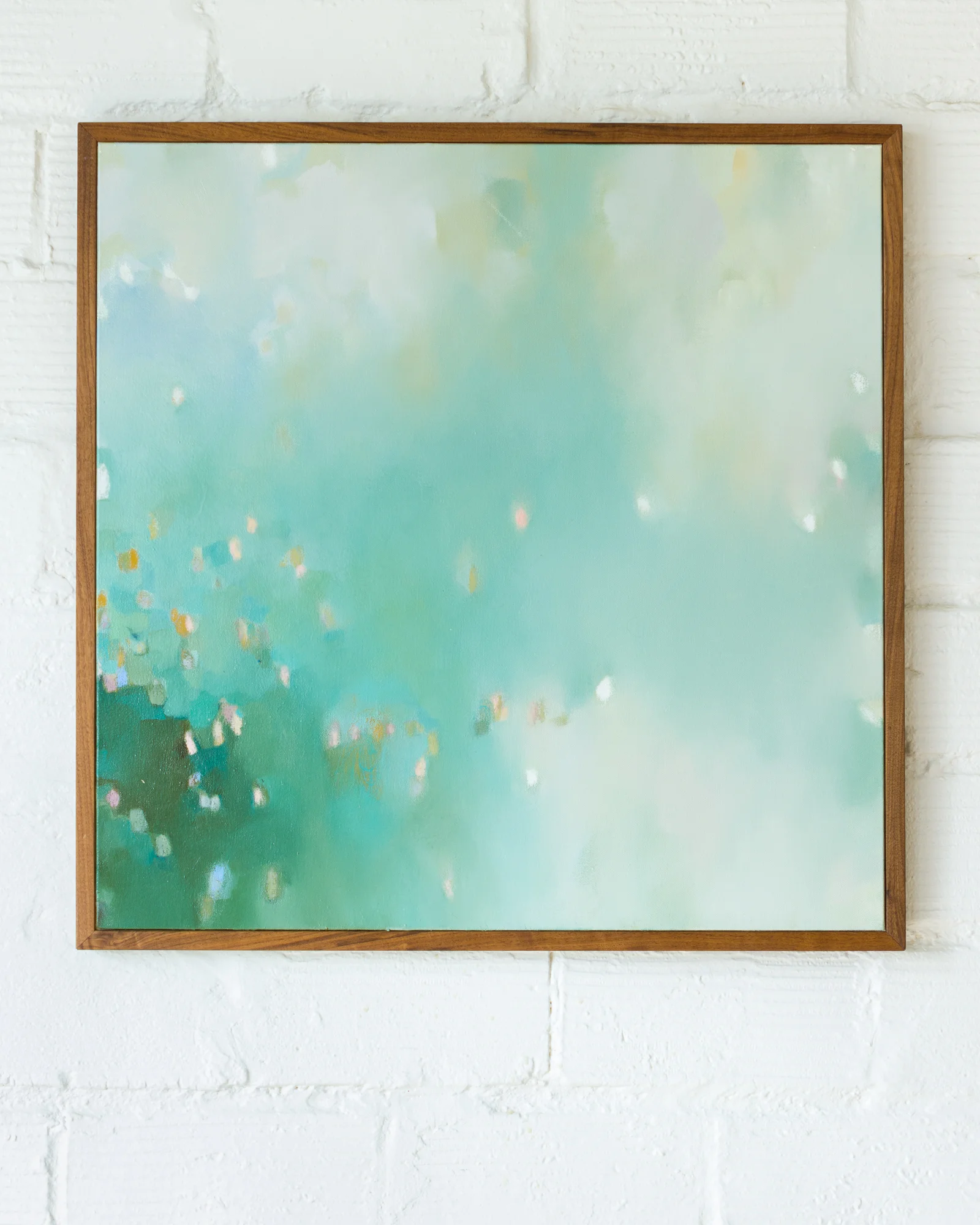 WINDOW OUT 32” X 32” OIL – MIXED MEDIA