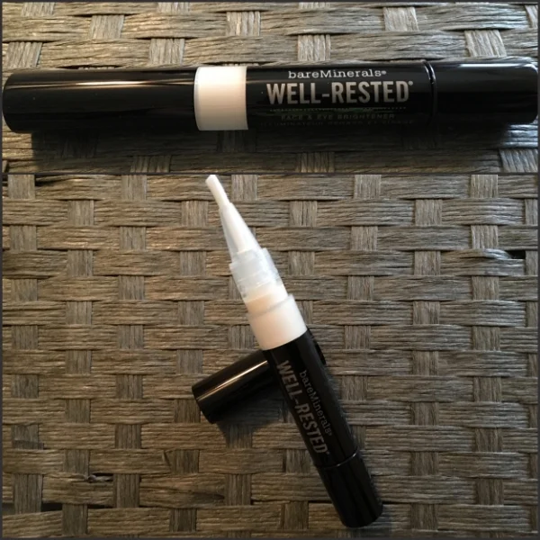    Bare Minerals Well Rested Face &amp; Eye Brightener     Description:    This sheer mineral formula immediately infuses radiance and highlights and illuminates dull skin. Light-reflecting minerals even skintone while improving skin radiance and vis