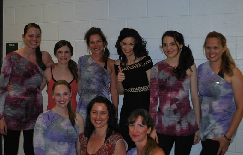Ladies from my adult jazz class before a performance.