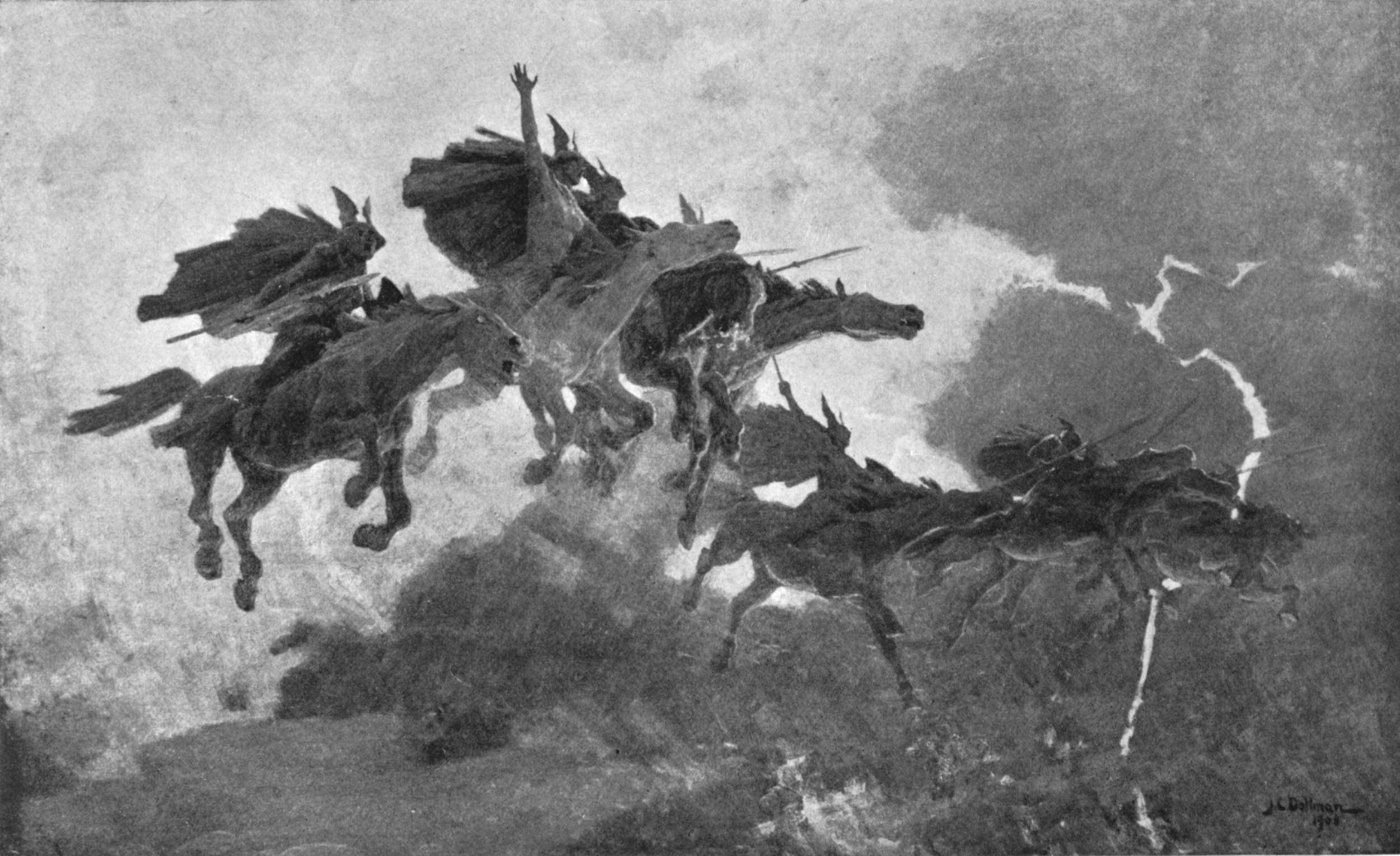 Ride of the Valkyrs (1909) John Charles Dollman