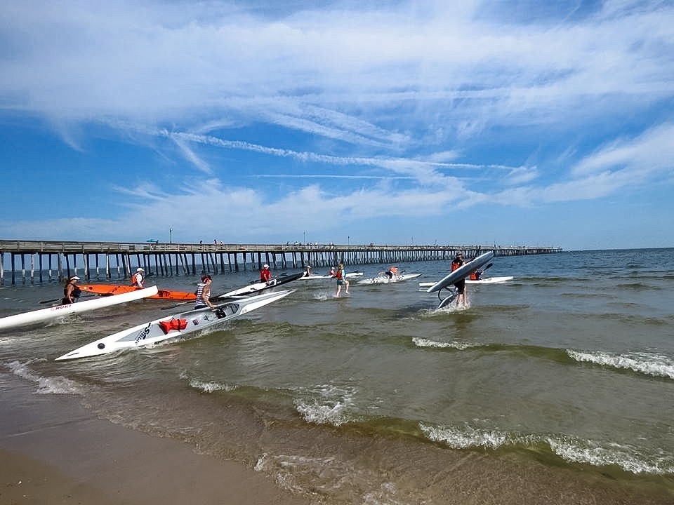 The boats head out in last year's offshore race.