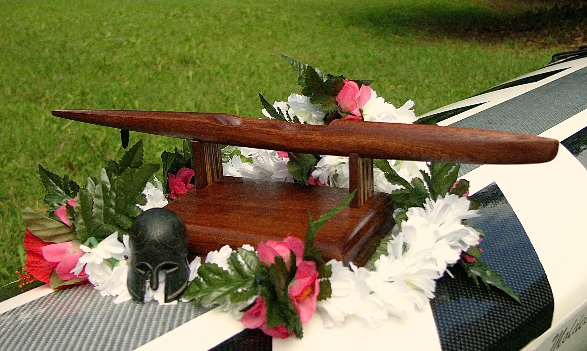 The first version of the Cape Story Cup. The ski was moved to a much bigger base last year when I realized we needed room for each years winners names.