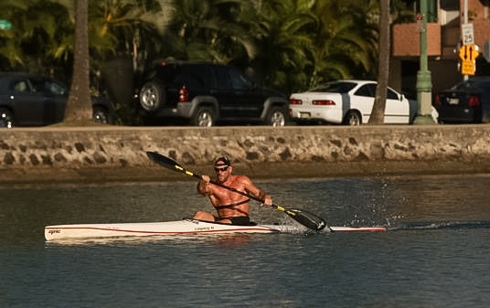 the Z man working out in a K1.