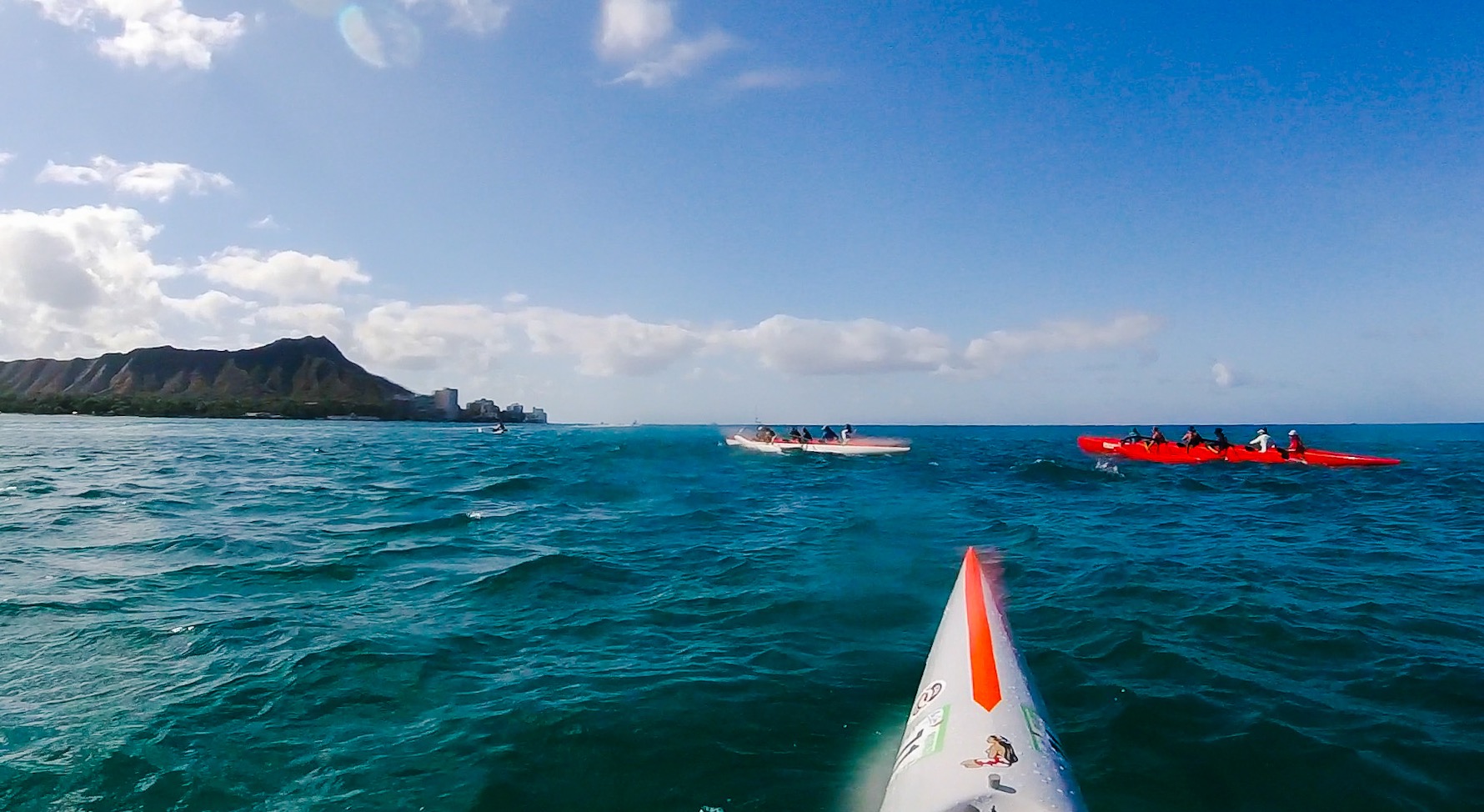  Chasing unlimitted OC's pushing into the trades off of Diamond head 