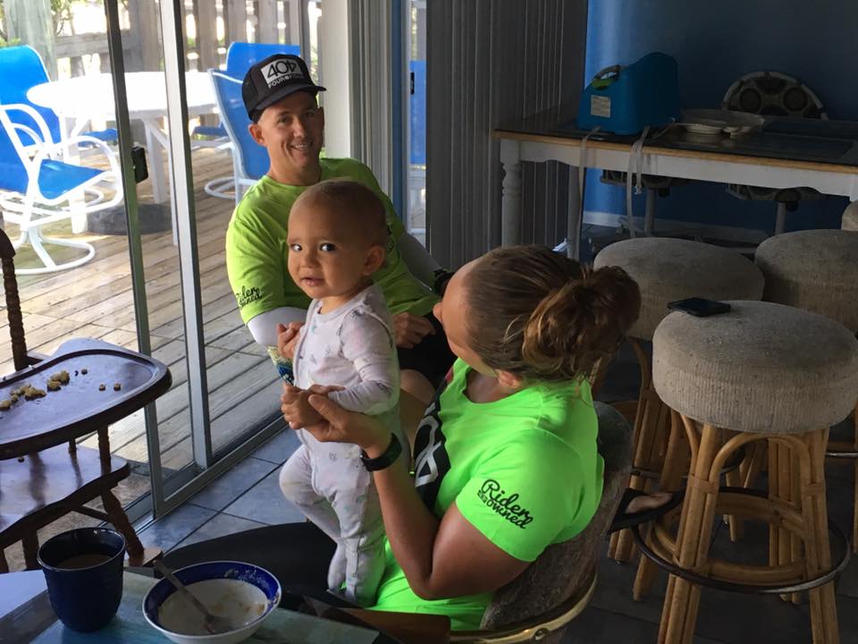 Kiamana and her hero on race morning.