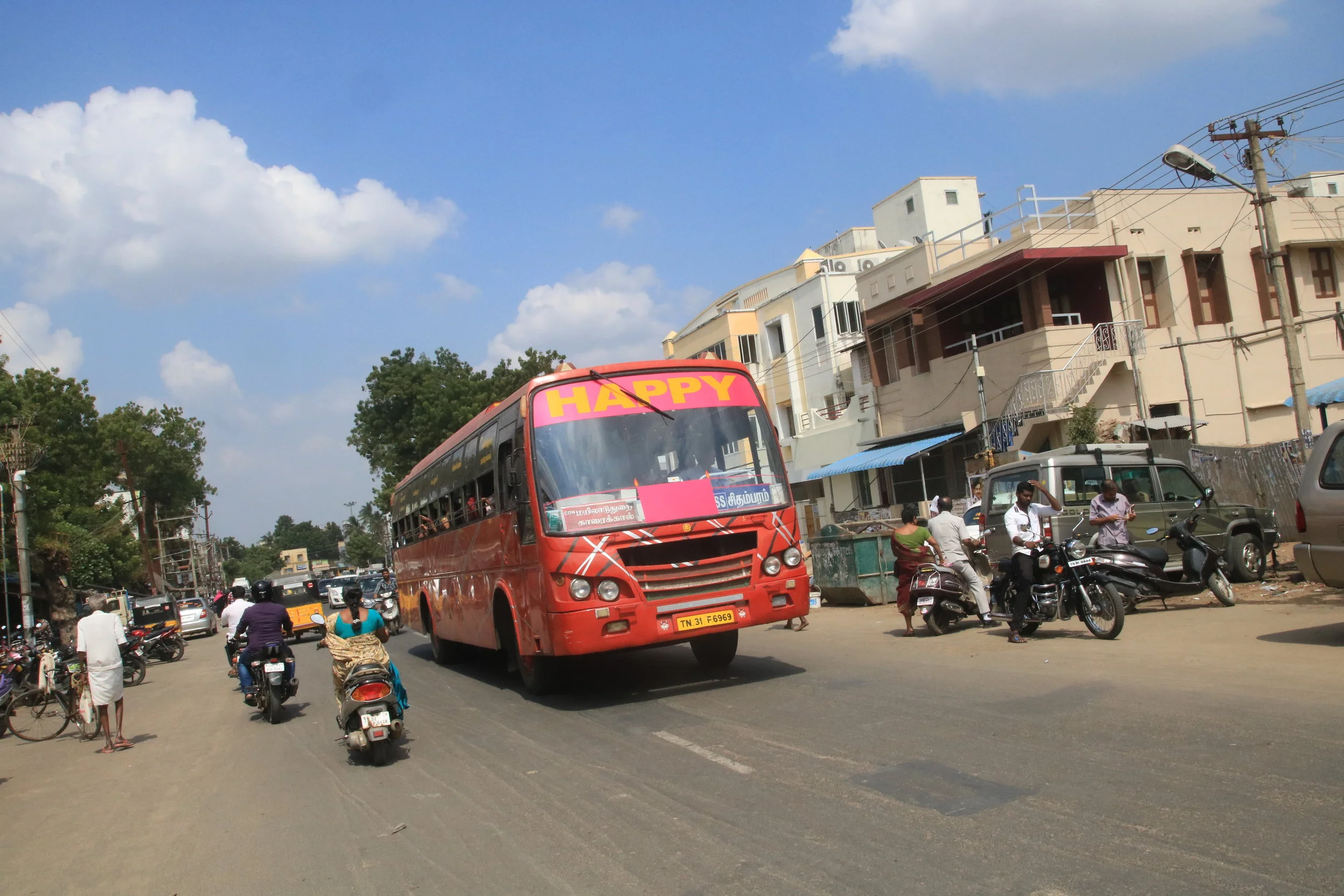  The traffic situation is typically.... 