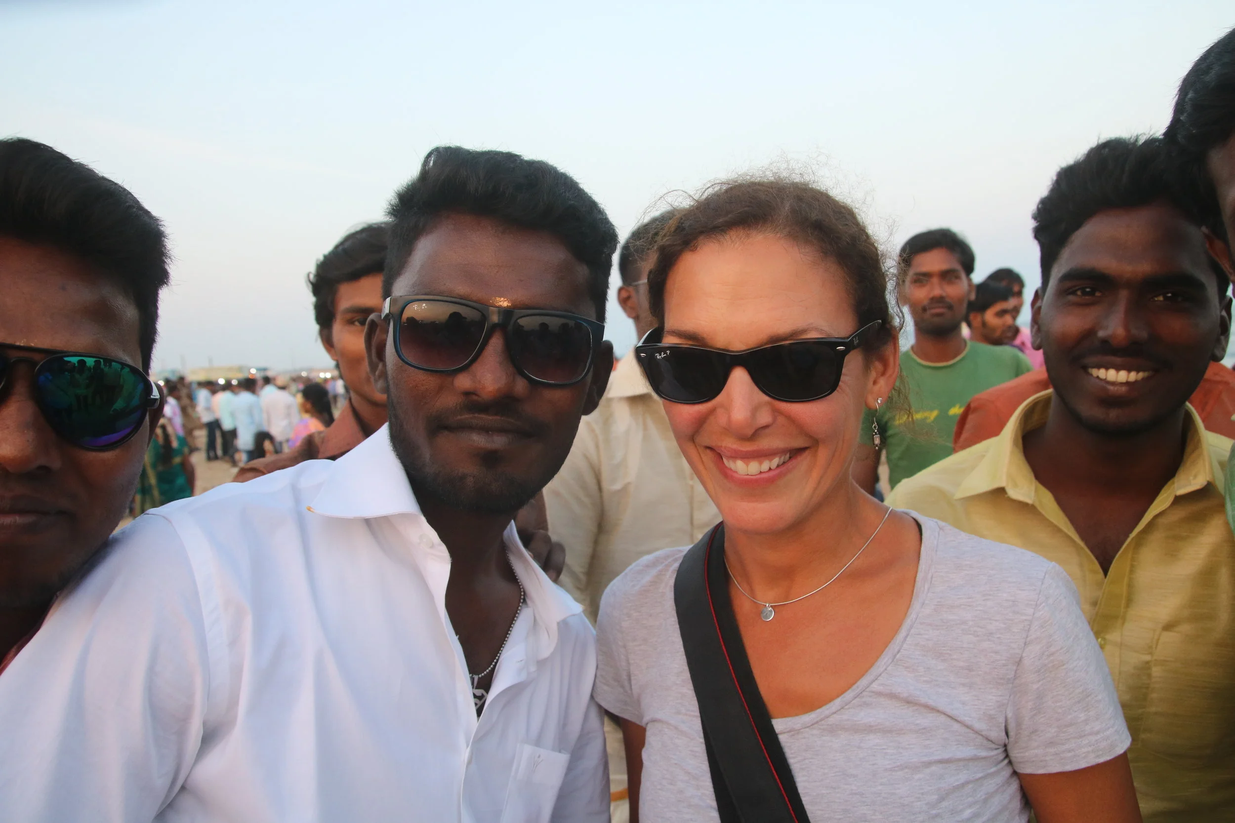  Just....one...more...Diana, in demand on the beach. 