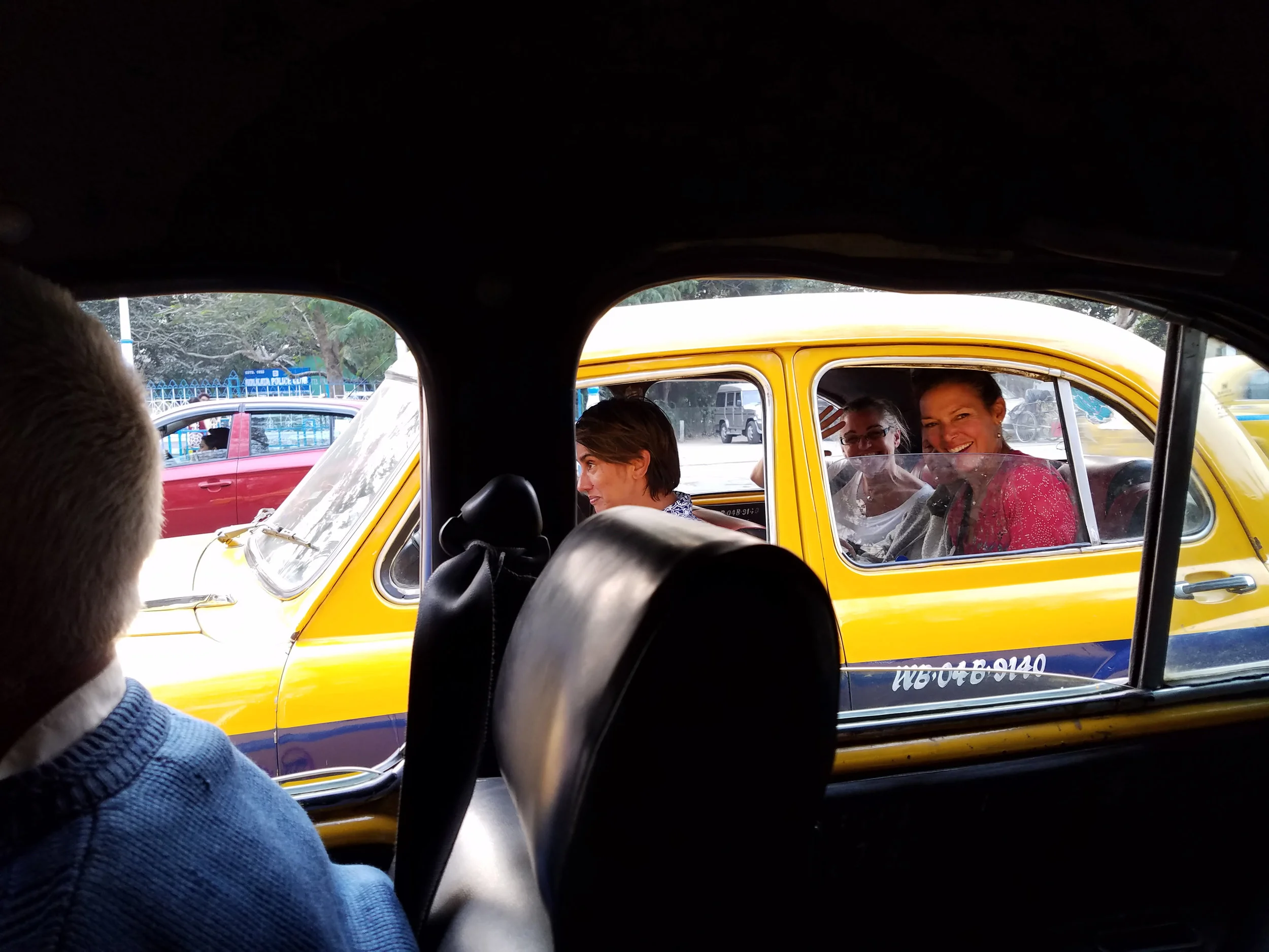 Taxi..Ambassador..yellow...Calcutta!