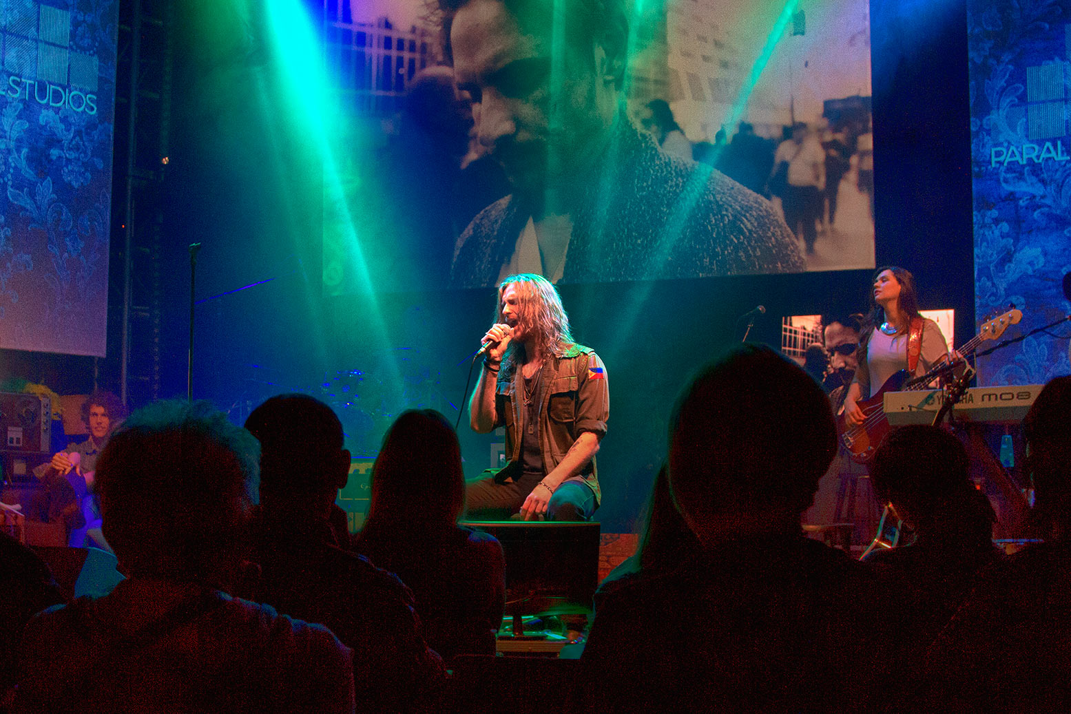 Ryan Hudson rocks center stage