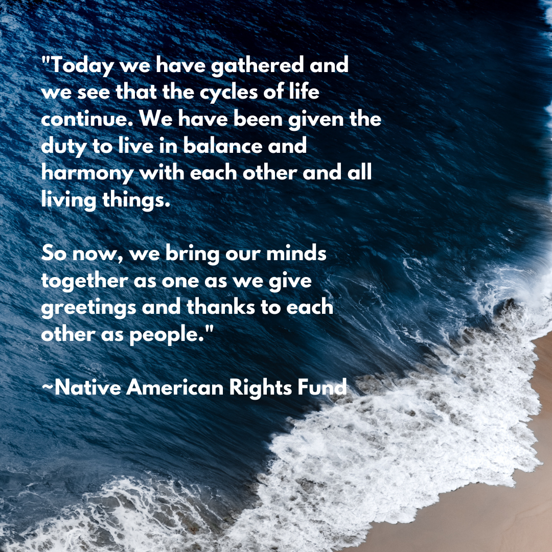 We Are All One - Coming Together to Give Thanks