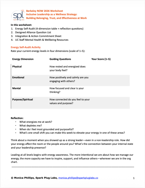 image of the cover page for the Berkeley NOW 2026 worksheet by Monica Phillips