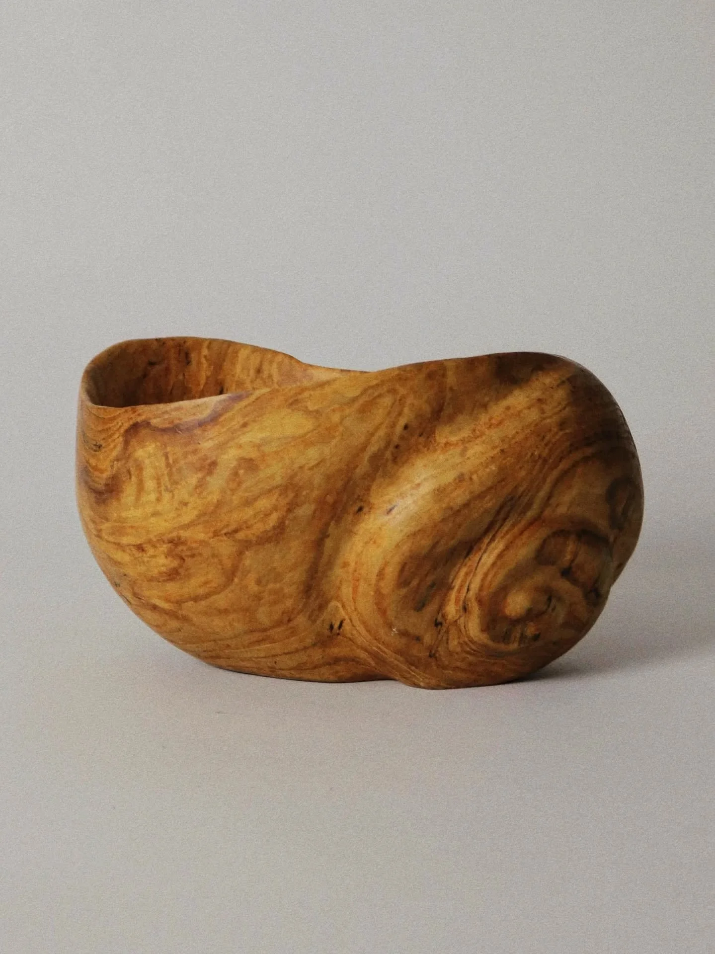 A shell bowl carved from spalted Ash. 
Included in our latest stock update online now.