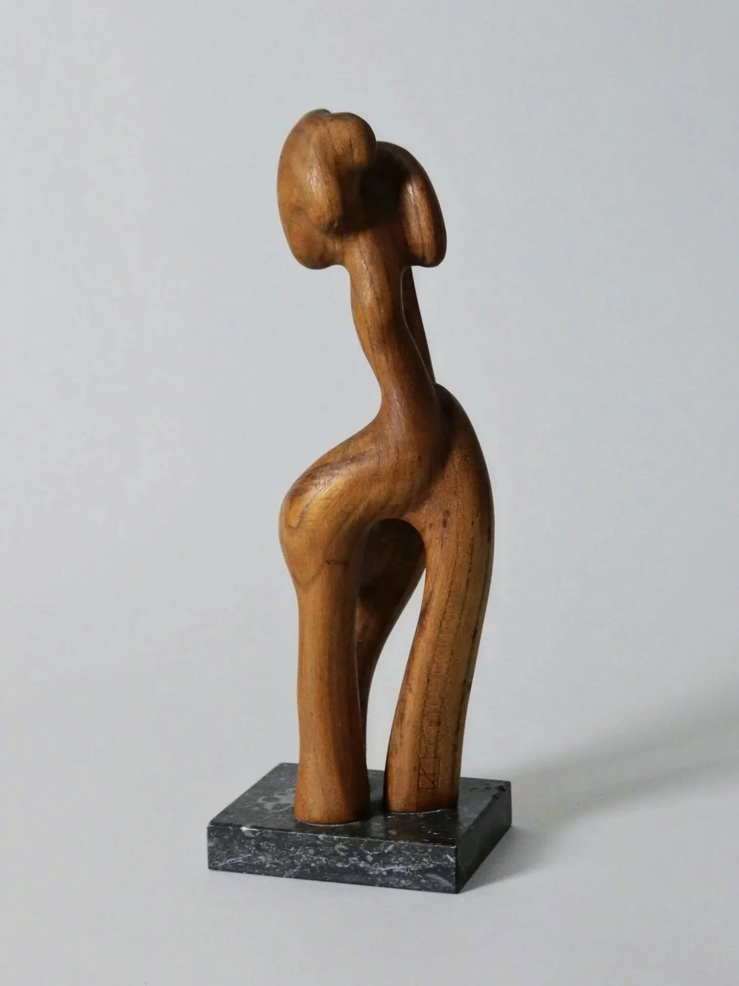 An abstract wooden figure by Dutch sculptor Nico Betjes.

Available online in our recent stock update