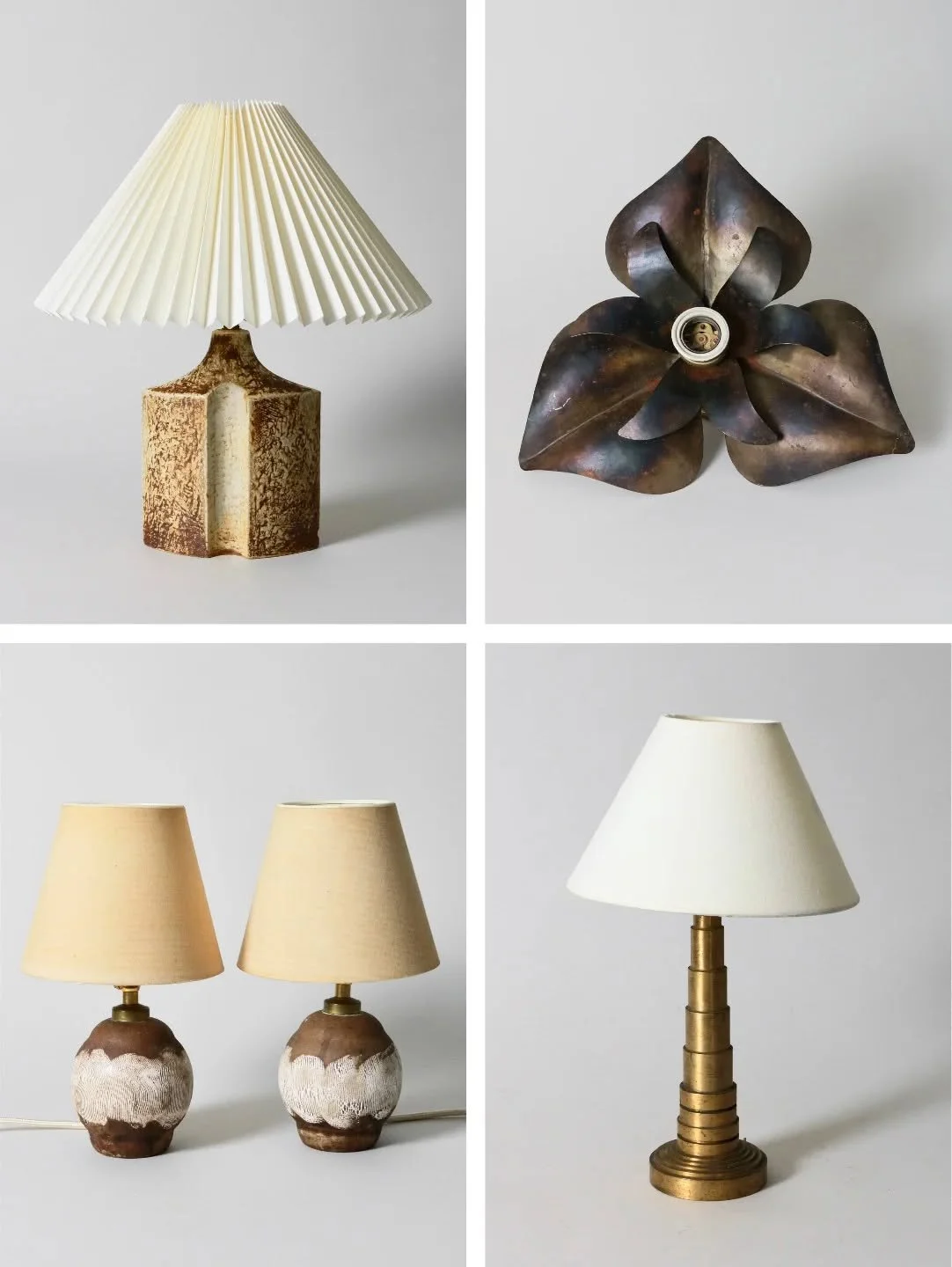 A selection of new lighting available on the website now.