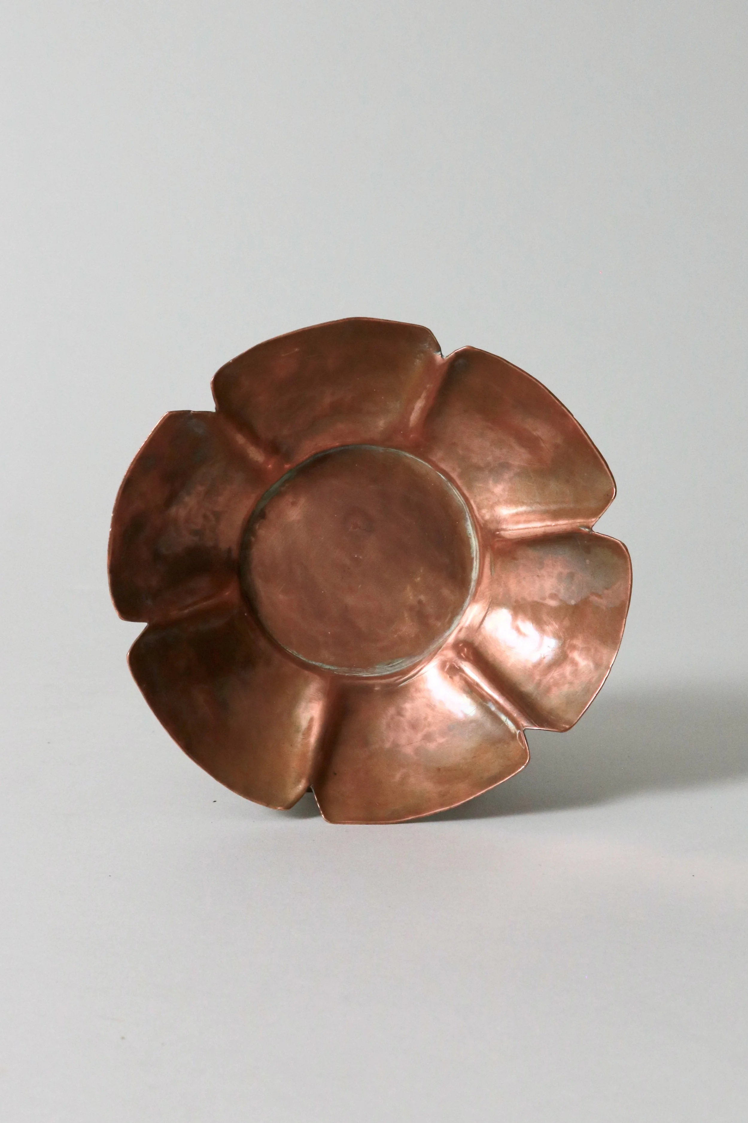 Hammered copper bowl