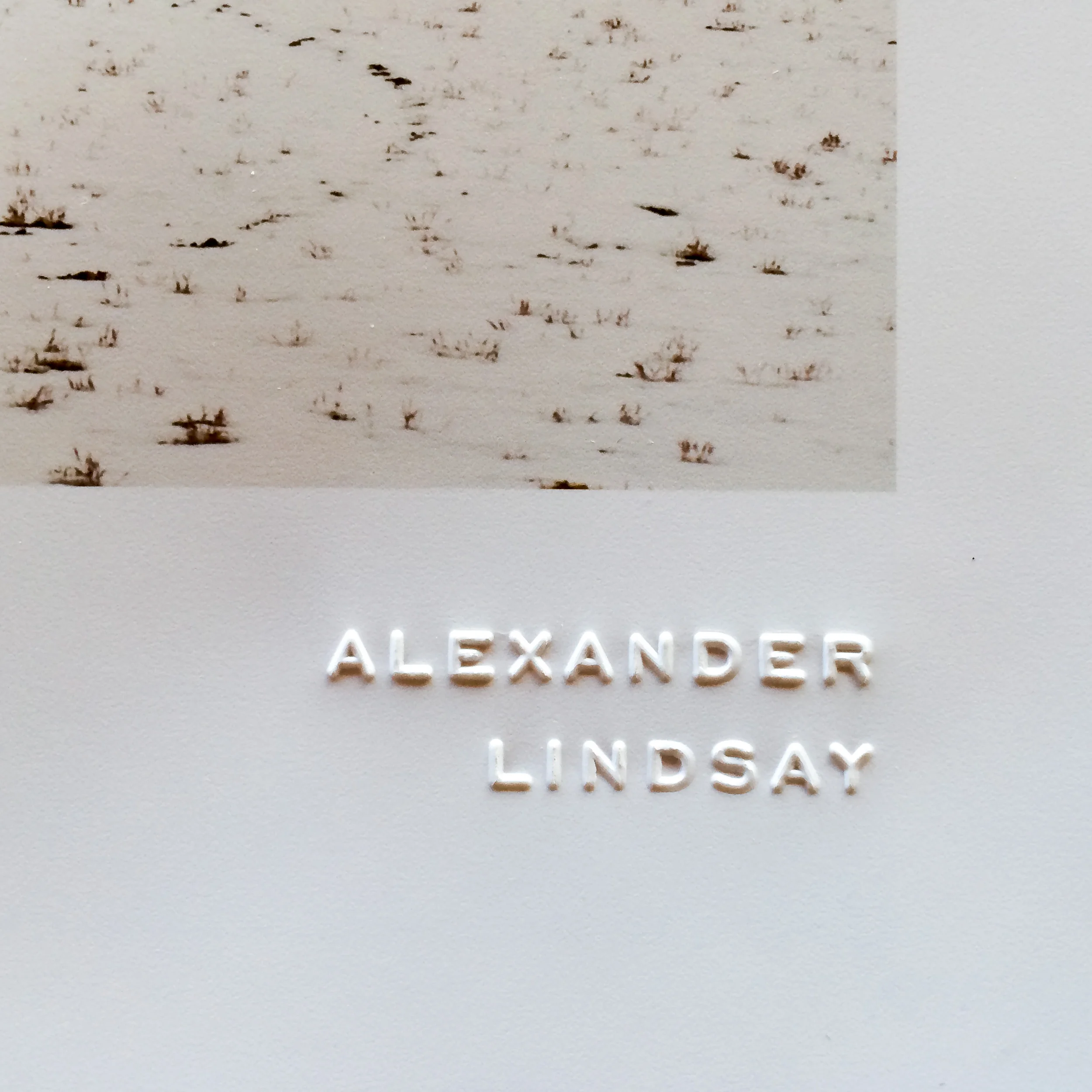 The Photographic Process — ALEXANDER LINDSAY