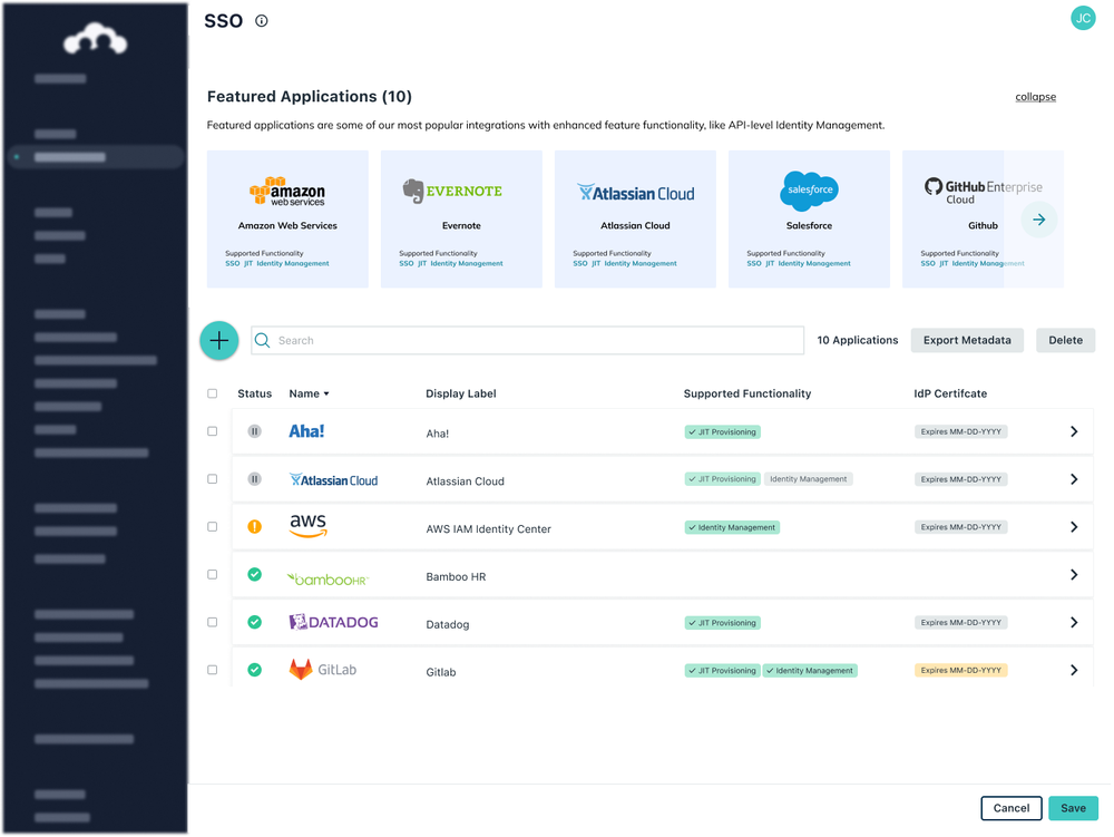 JumpCloud — one portal, many apps