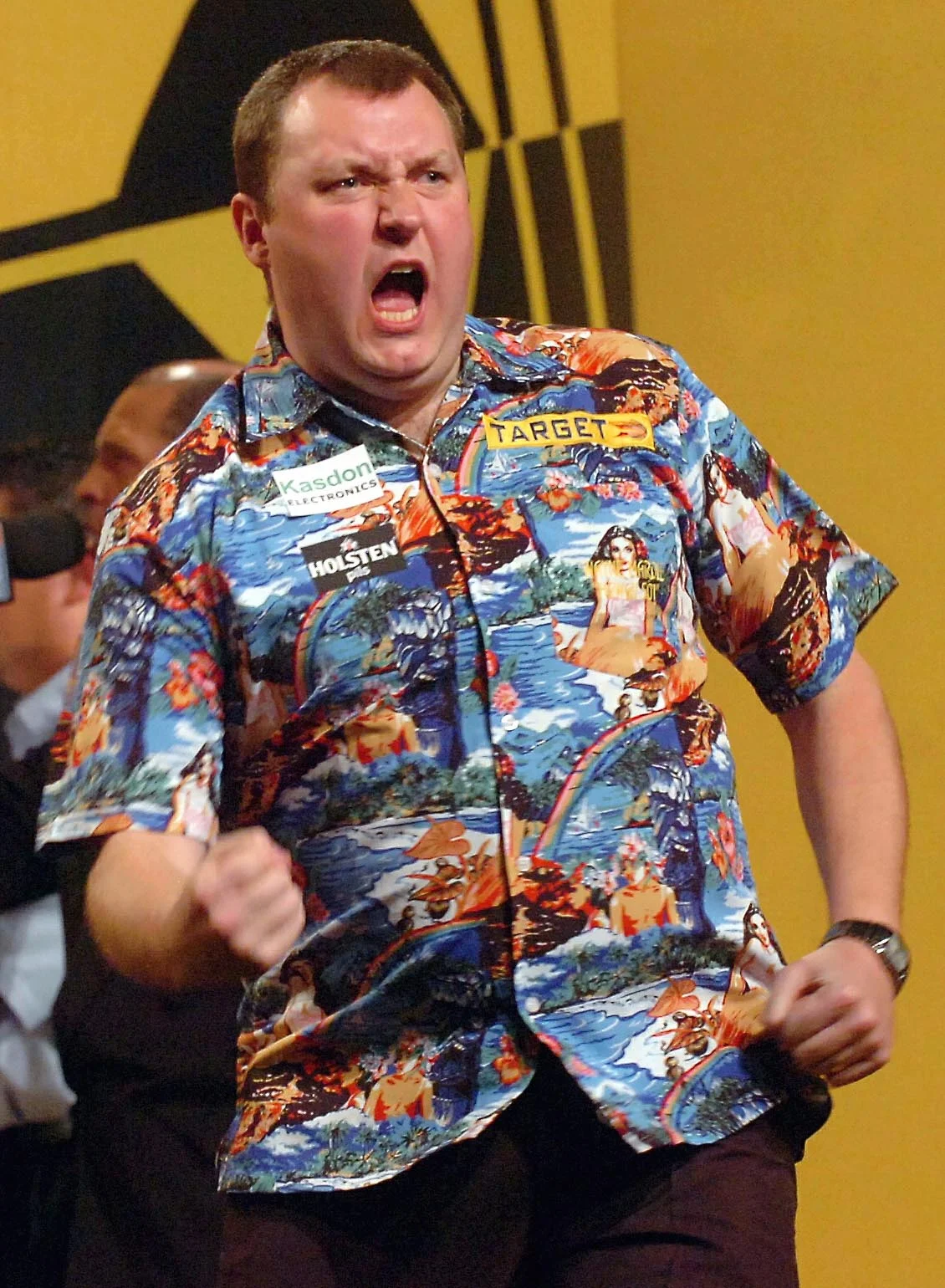 Wayne Mardle celebrates 