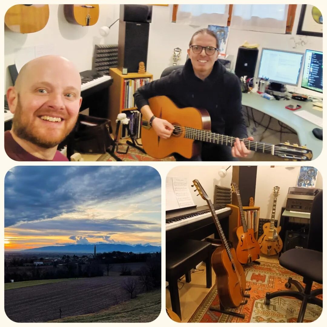 I am happily declaring the end of another #wonderfulday spent jamming and chatting with the almighty @matteosgobino , a great local musician I met up today.
If there is something I have always loved of #gypsyjazz
Is how it can bring people together, 