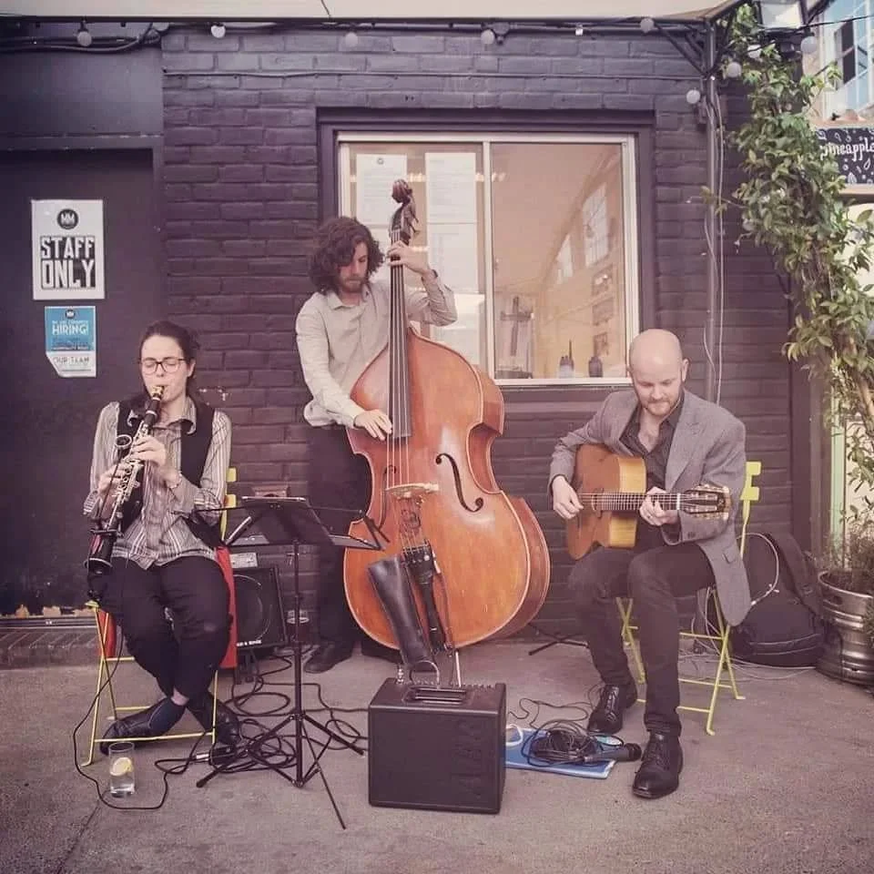 #throwbackwednesday to those years when we held a reaidency at The French Corner with the ever powerful Swing Train 42 trio - here in one of his special lineups!
London has been a blast and it gave me all I needed (and more) to become a musician.
Mor