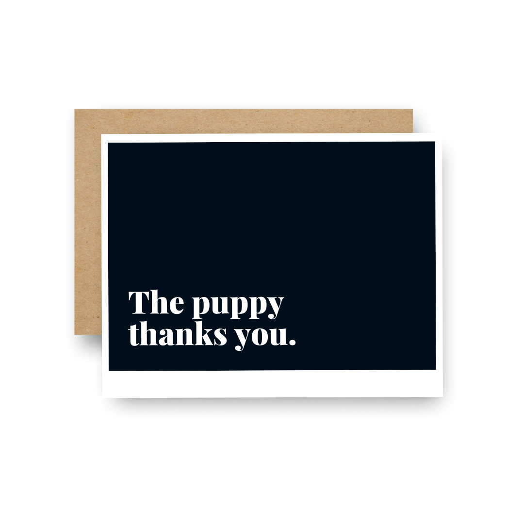 The Puppy Thanks You Notecard - Careerlog.png