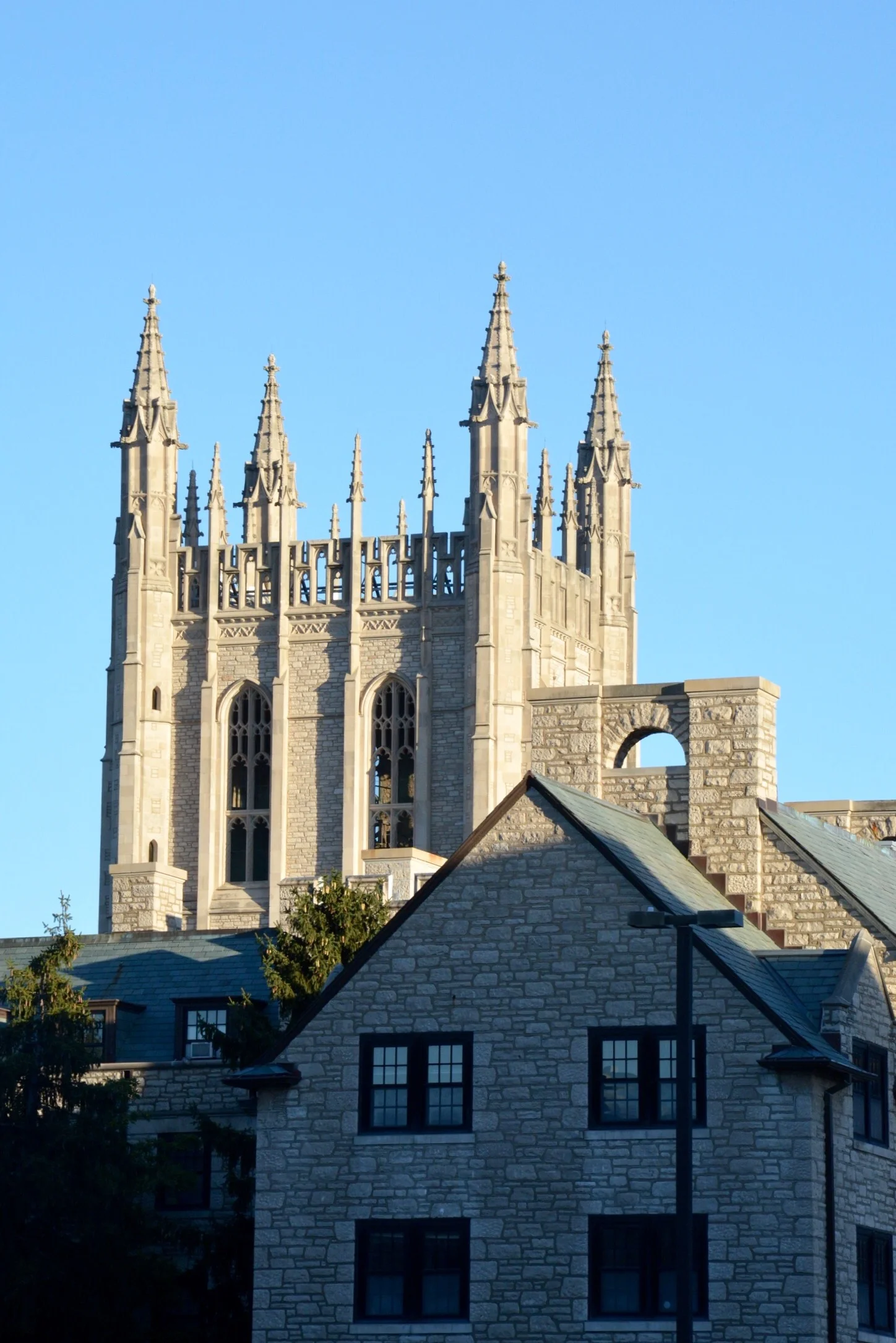 Basically, I think of any campuses with at least 25% neo-gothic buildings as our peer institutions...I think that's how it works...