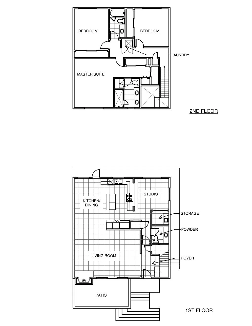 Floor plans - After