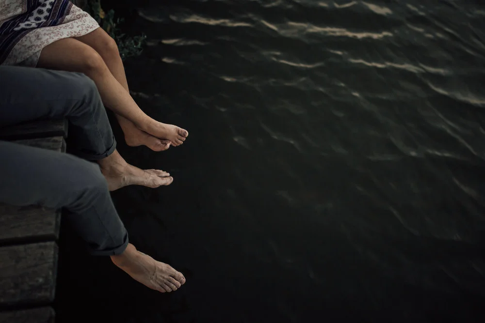 Lauren & Nick's Lighthearted Engagement Session on the Lake | Memphis, TN