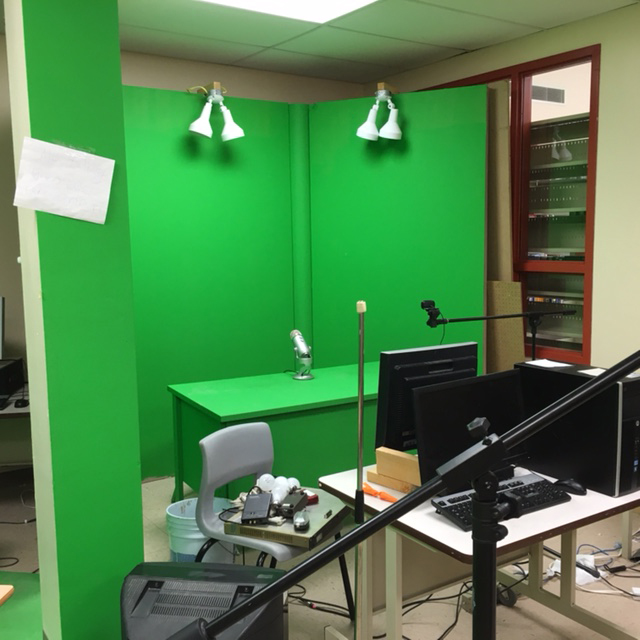 Each school we toured had newsrooms run by the students.