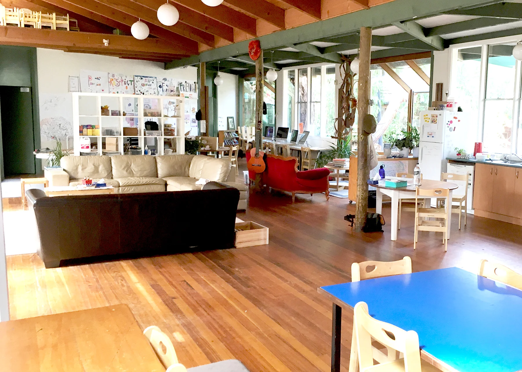 A Preshil classroom: comfortable and inviting