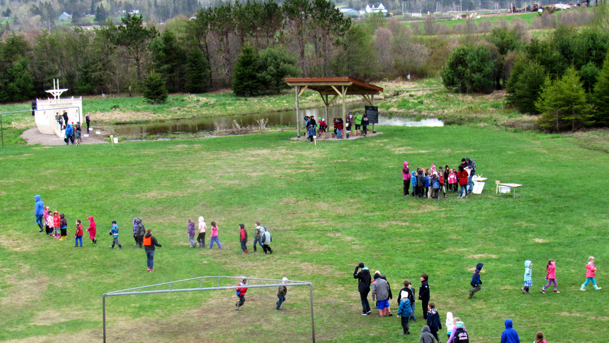 Salem has a great outdoor classroom space, and the children love spending time learning outside.