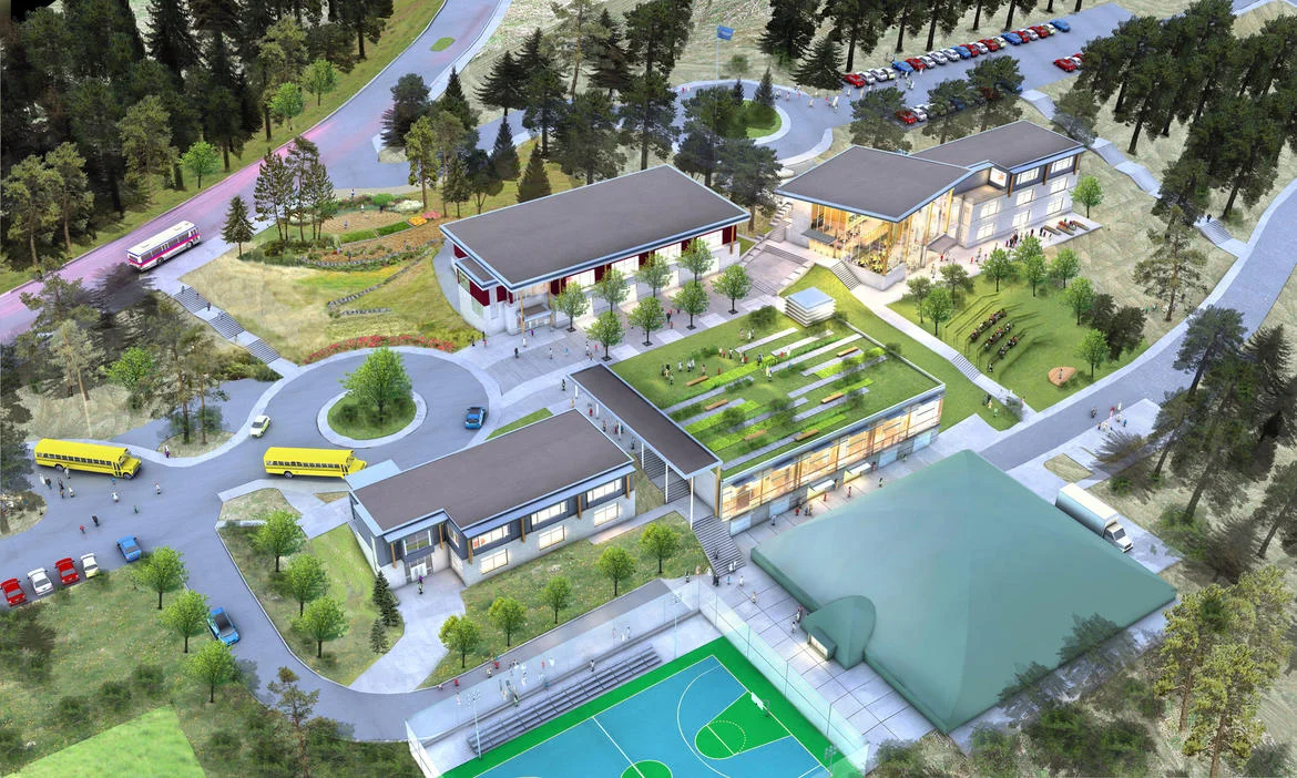 An inspiring K-12 school campus in Kelowna, BC.