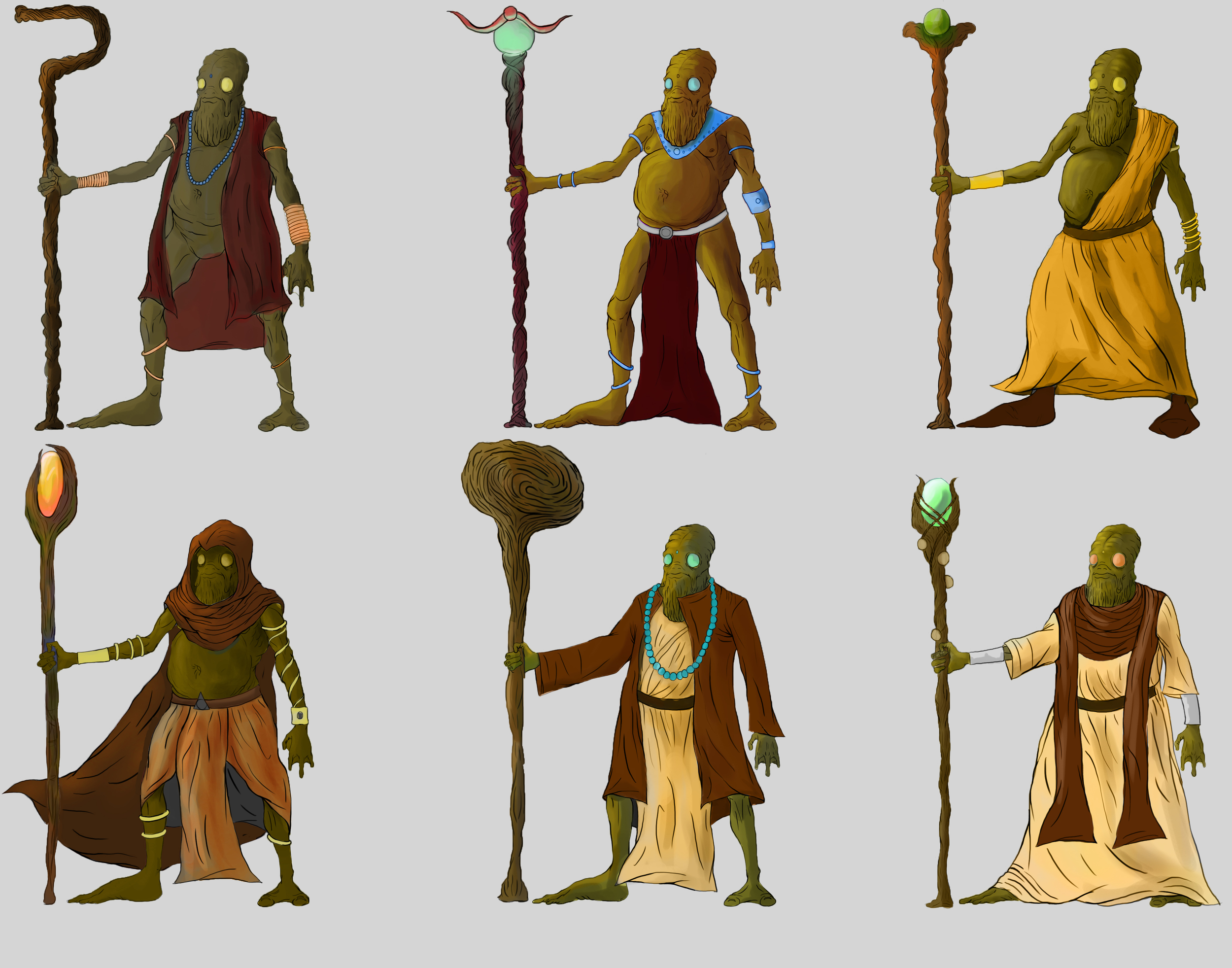 Naktu Character Development: Forest Scribe