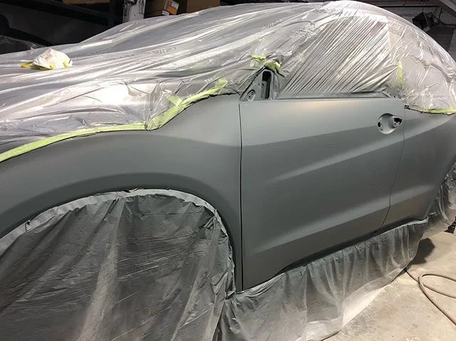 Now that’s how primer is suppose to look! #honda #hrv #bodyshop #collisionrepair #spieshecker #brooklyn #queens #nyc
