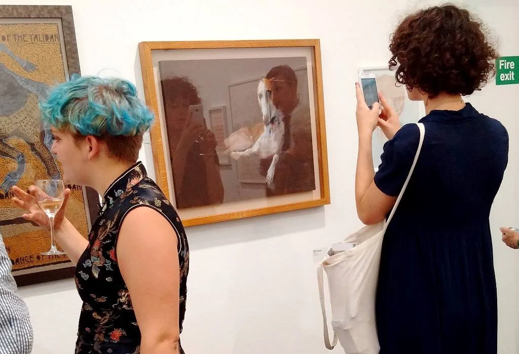 'WHIPPIT' PICTURED HERE AT JERWOOD DRAWING PRIZE LONDON 2016 SHORTLIST SHOW