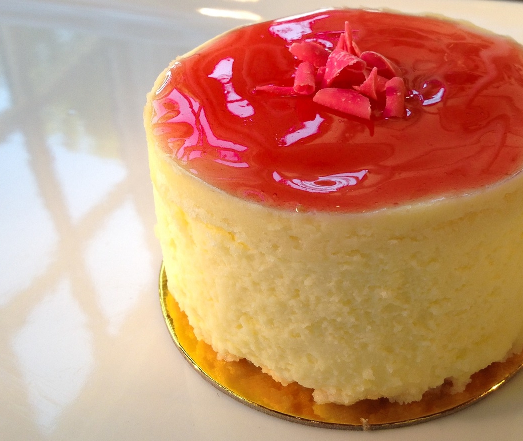 Lychee Coconut Mousse Cake
