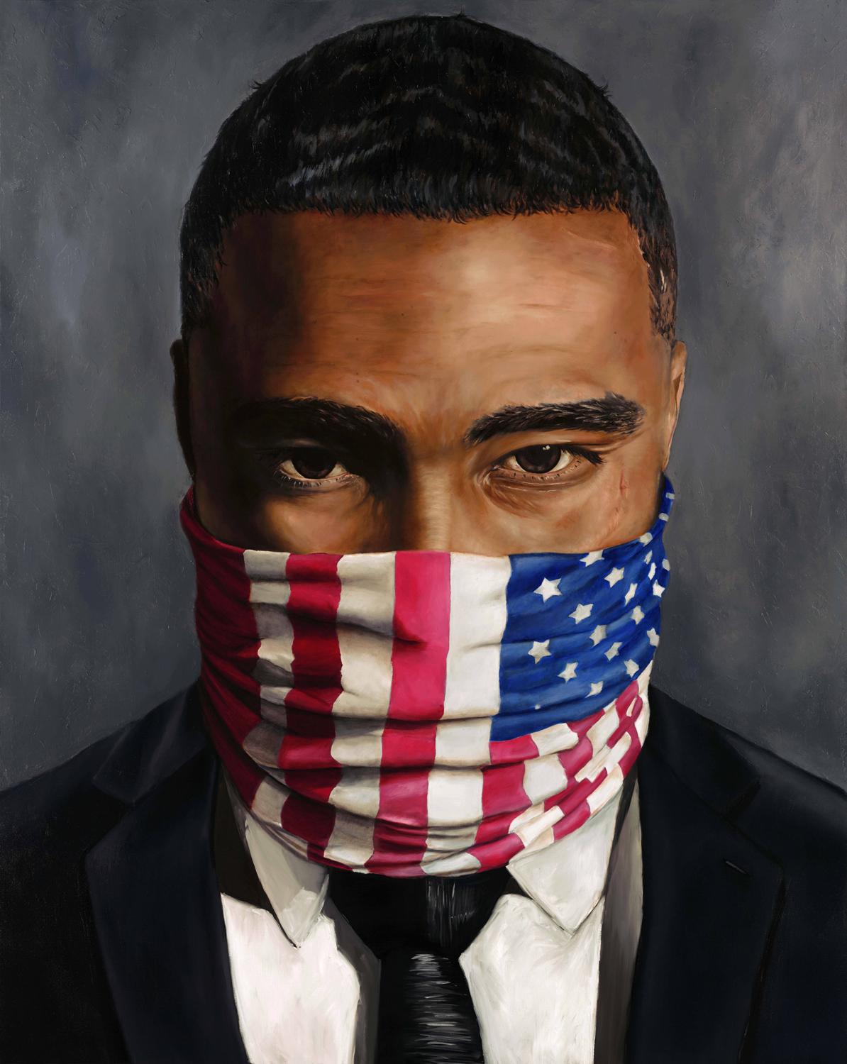 O'Neil Scott, Citizen, 2016 Oil on canvas 48x60"