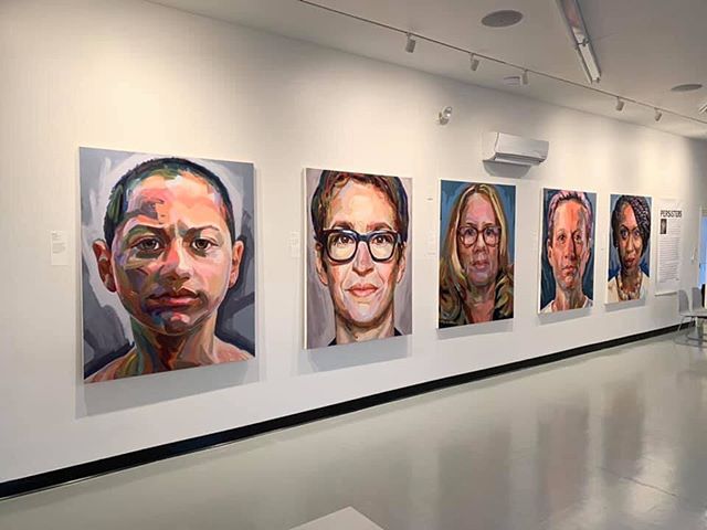 REMINDER! 
In celebration of Women's Week, the PERSISTERS artist reception for Jo Hay is TODAY at The Provincetown Commons 46 Bradford Street from 3-5:30pm. Please stop by to see this extraordinary exhibit featuring 11 large scale oil paintings of tr