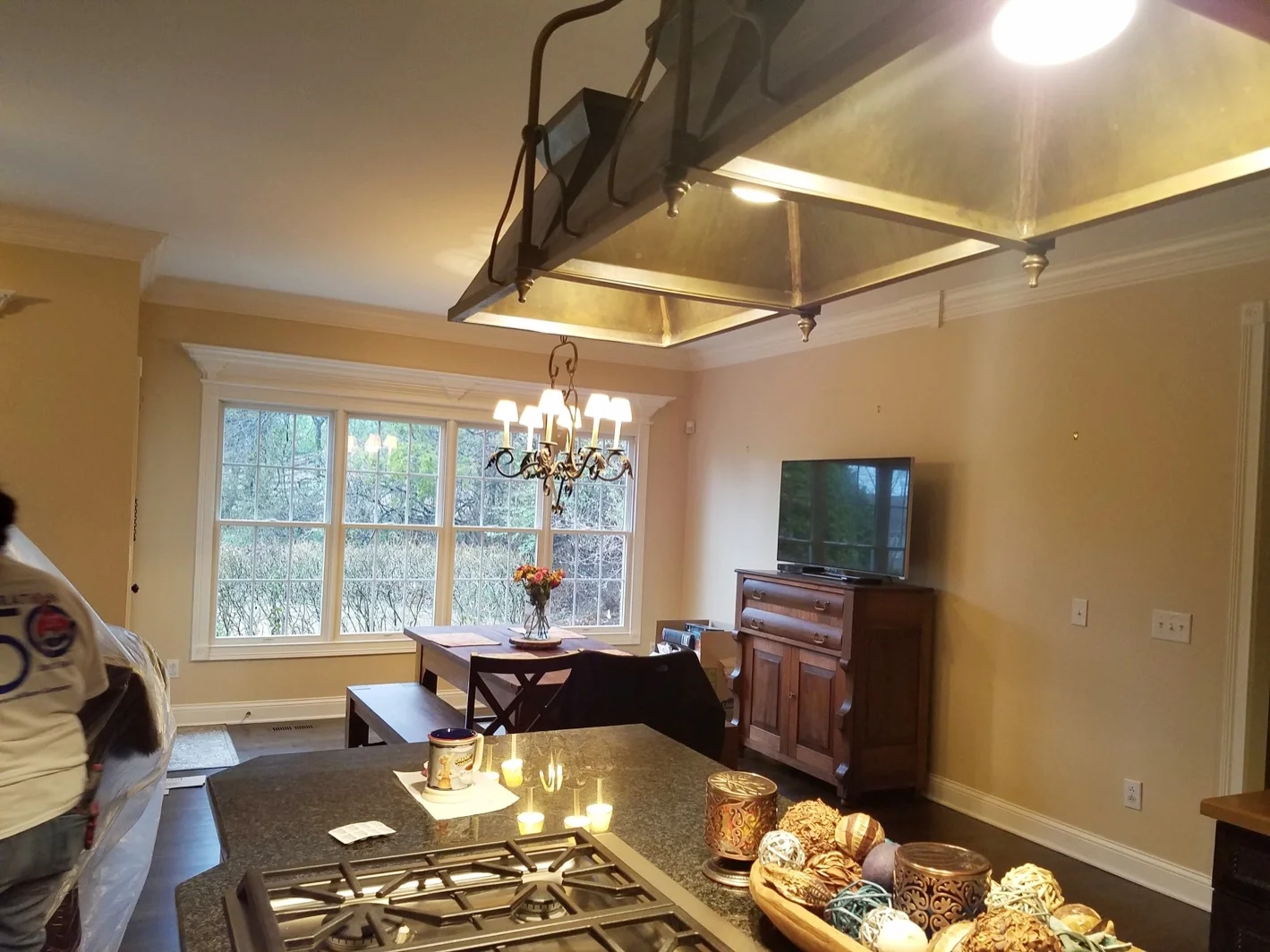 Tan colored kitchen - Residential painting by Nash Painting Nashville TN