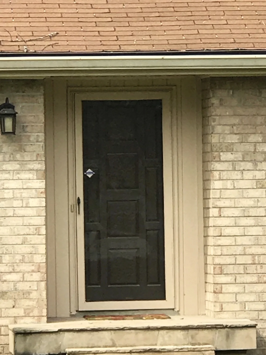 Exterior black paint on door- Residential painting by Nash Painting Nashville TN