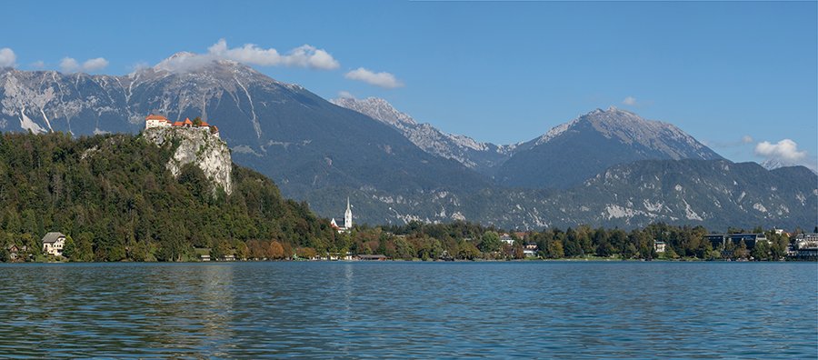 Lake Bled, Slovenia 58662-Pano