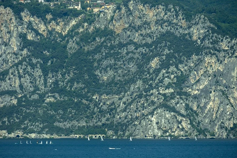  Sailboats and Mountainside, Lake Garda, Italy - 135699_IT 
