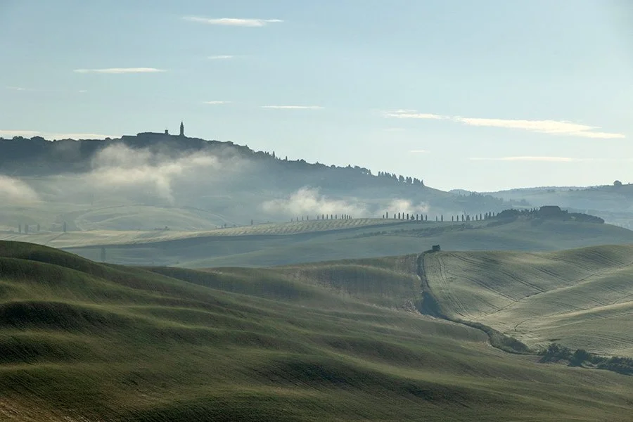  Valley below Pienza, Val D'Orica, Tuscany, Italy - 127270_IT 